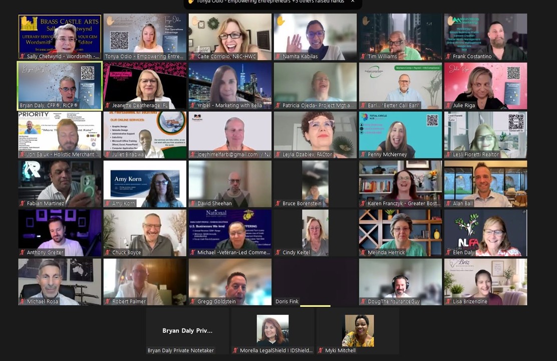 EPIC! Business Connections weekly virtual meeting